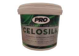 Dažai. Dažai, dažymo įrankiai, dažymo juostos. Vandeniniai dažai. Dažai CELOSILK 5l  