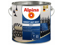 Dažai. Dažai, dažymo įrankiai, dažymo juostos. Metalo dažai. Dažai Direkt auf Rost balti matiniai 2,5 l RAL9010 