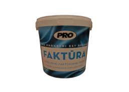 Dažai. Dažai, dažymo įrankiai, dažymo juostos. Vandeniniai dažai. Dažai FAKTŪRA 800 7,5 kg 