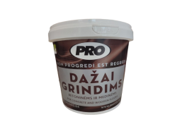 Dažai. Dažai, dažymo įrankiai, dažymo juostos. Grindų dažai. Dažai grindims PRO šviesiai rudi 0.9l 