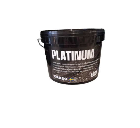 Dažai. Dažai, dažymo įrankiai, dažymo juostos. Vandeniniai dažai. Dažai Hagmans nordic Platinum bazė A 9l