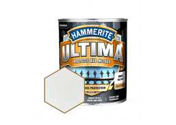 Dažai. Dažai, dažymo įrankiai, dažymo juostos. Metalo dažai. Dažai HAMMERITE ULTIMA MATT balti 0,7l 