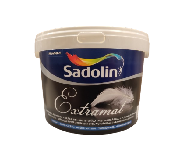 Dažai. Dažai, dažymo įrankiai, dažymo juostos. Vandeniniai dažai. Dažai INOVA Extramat Sadolin wo 2,5l 