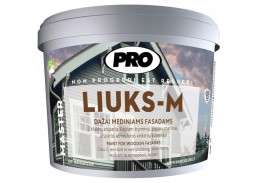 Dažai. Medienos apsaugos ir dekoravimo priemonės. Medienos dažai ir dažyvės. Dažai medienai. Dažai LIUKS-M mediniams fasadams žalia 3l 