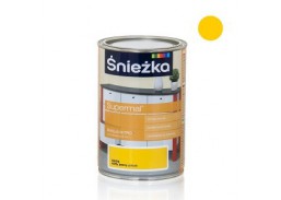 Dažai. Dažai, dažymo įrankiai, dažymo juostos. Emaliniai dažai. Dažai nitro Sniežka 0,8 l Geltona šviesi sp. 