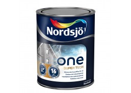 Dažai. Medienos apsaugos ir dekoravimo priemonės. Medienos dažai ir dažyvės. Dažai medienai. Dažai Nordsjo ONE SUPER TECH, BW bazė 2.5 l 