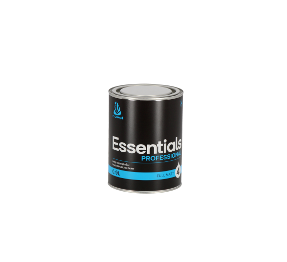 Dažai. Dažai, dažymo įrankiai, dažymo juostos. Vandeniniai dažai. Dažai Novel Essentials Professional 4, 0.9L 