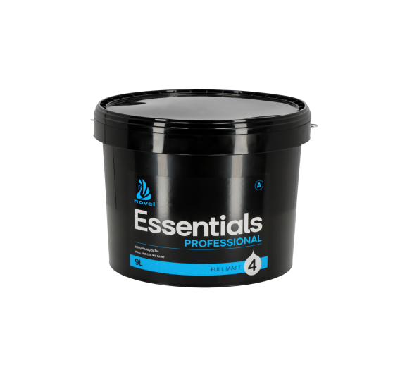 Dažai. Dažai, dažymo įrankiai, dažymo juostos. Vandeniniai dažai. Dažai Novel Essentials Professional 4, 9L 