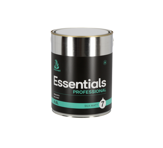 Dažai. Dažai, dažymo įrankiai, dažymo juostos. Vandeniniai dažai. Dažai Novel Essentials Professional 7, 4.8L 