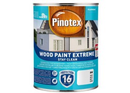 Dažai. Medienos apsaugos ir dekoravimo priemonės. Medienos dažai ir dažyvės. Dažai medienai. Dažai Pinotex Wood Paint Extreme BW 2,5l 