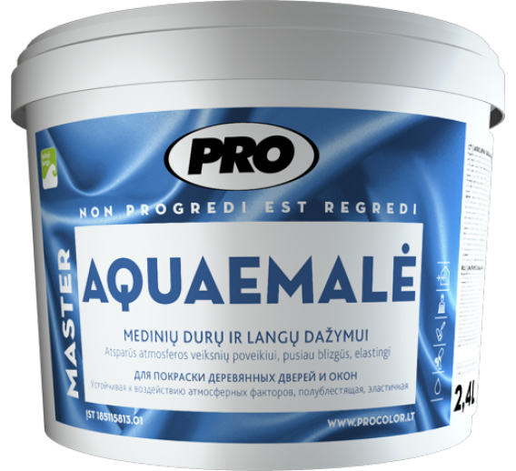 Dažai PRO AQUAEMALĖ 2.4 L 