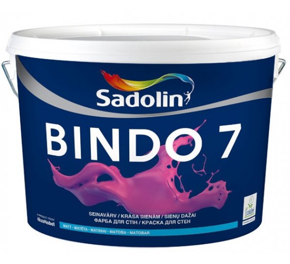 Dažai Sadolin Bindo 7 BW 10l 