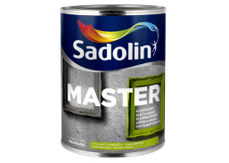 Dažai. Dažai, dažymo įrankiai, dažymo juostos. Emaliniai dažai. Dažai Sadolin MASTER BW pusiai matiniai 1l 