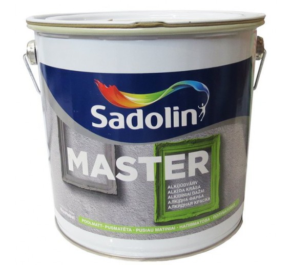 Dažai Sadolin MASTER BW pusiai matiniai 2.5l 