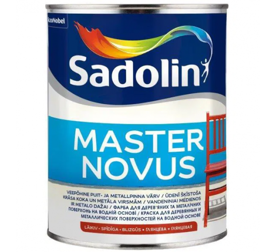 Dažai. Medienos apsaugos ir dekoravimo priemonės. Medienos dažai ir dažyvės. Dažai medienai. Dažai Sadolin MASTER NOVUS 70 1l 