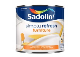 Dažai. Dažai, dažymo įrankiai, dažymo juostos. Specialios paskirties dažai. Dažai Sadolin SIMPLY REFRESH Furniture BW 0,5l