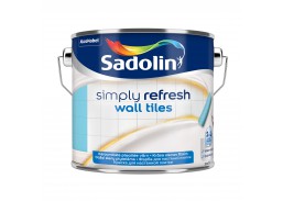 Dažai. Dažai, dažymo įrankiai, dažymo juostos. Specialios paskirties dažai. Dažai Sadolin SIMPLY REFRESH Wall tiles BW 2,5l