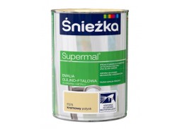 Dažai. Dažai, dažymo įrankiai, dažymo juostos. Emaliniai dažai. Dažai Sniežka SUPERMAL kreminė, 0,8l 