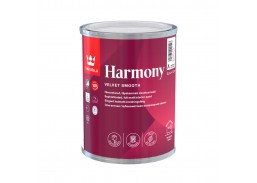 Dažai. Dažai, dažymo įrankiai, dažymo juostos. Vandeniniai dažai. Visiškai matiniai dažai Tikkurila Harmony A 0.9l 