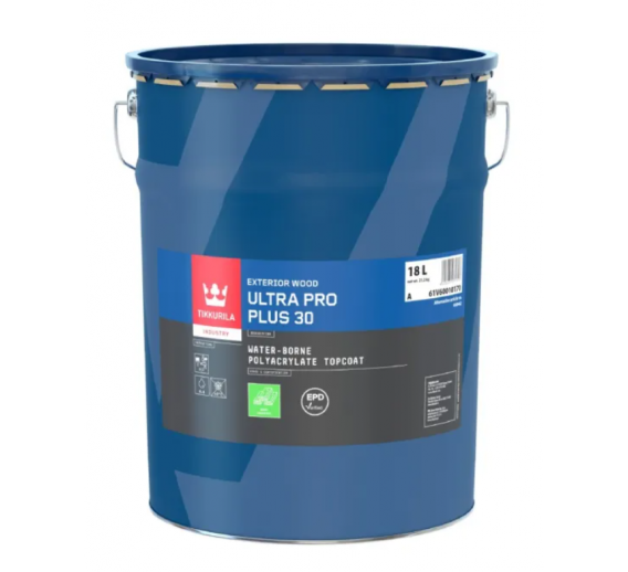 Dažai. Dažai, dažymo įrankiai, dažymo juostos. Vandeniniai dažai. Dažai ULTRA PRO PLUS 30 A 18l 