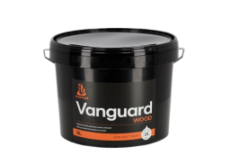 Dažai. Medienos apsaugos ir dekoravimo priemonės. Medienos dažai ir dažyvės. Dažai medienai. Dažai Vanguard wood paint A bazė semi matt 9l 