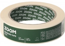 Dažai. Dažai, dažymo įrankiai, dažymo juostos. Apsauginės dažymo, glaistymo ir armavimo juostos. Dažymo juosta balta ZOOM 30 mm x 45 m