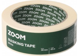 Dažai. Dažai, dažymo įrankiai, dažymo juostos. Apsauginės dažymo, glaistymo ir armavimo juostos. Dažymo juosta balta ZOOM 38 mm x 45 m