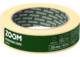 Dažai. Dažai, dažymo įrankiai, dažymo juostos. Apsauginės dažymo, glaistymo ir armavimo juostos. Dažymo juosta geltona ZOOM 30 mm x 45 m