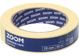 Dažai. Dažai, dažymo įrankiai, dažymo juostos. Apsauginės dažymo, glaistymo ir armavimo juostos. Dažymo juosta geltona ZOOM Super glue, 25mm x 50m