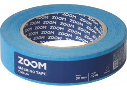 Dažai. Dažai, dažymo įrankiai, dažymo juostos. Apsauginės dažymo, glaistymo ir armavimo juostos. Dažymo juosta ZOOM mėlyna 30mm 50m 0251302 