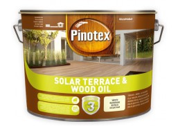 Dažai. Medienos apsaugos ir dekoravimo priemonės. Aliejus medienai. Aliejus Pinotex Solar Terrace Oil 9,3l 