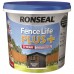 Dažai. Medienos apsaugos ir dekoravimo priemonės. Medienos dažai ir dažyvės. Medžio dažyvės. Dažyvė Ronseal Fence Life Plus 5l Charcoal grey  kaina