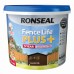 Dažai. Medienos apsaugos ir dekoravimo priemonės. Medienos dažai ir dažyvės. Medžio dažyvės. Dažyvė Ronseal Fence Life Plus 9l Country oak 