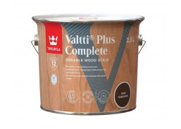 Dažai. Medienos apsaugos ir dekoravimo priemonės. Medienos dažai ir dažyvės. Medžio dažyvės. Dažyvė Tikkurilla Valtti PLUS complete Dark rosewood 2,5l 