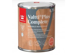 Dažai. Medienos apsaugos ir dekoravimo priemonės. Medienos dažai ir dažyvės. Medžio dažyvės. Dažyvė Tikkurilla Valtti PLUS complete mahogany 0,75l 
