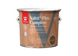 Dažai. Medienos apsaugos ir dekoravimo priemonės. Medienos dažai ir dažyvės. Medžio dažyvės. Dažyvė Tikkurilla Valtti PLUS complete MEDIUM NUT 2,5l 