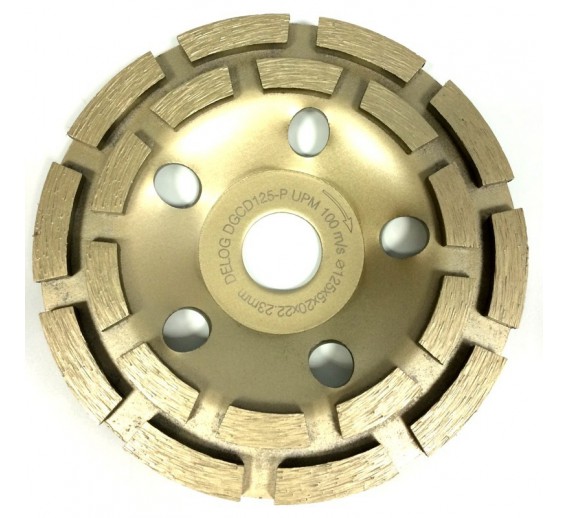 Darbo įrankiai. Įrankių priedai. Šlifavimo medžiagos. Betono šlifavimo medžiagos. Deimantinė šlifavimo lėkštė 125x5x8mm 