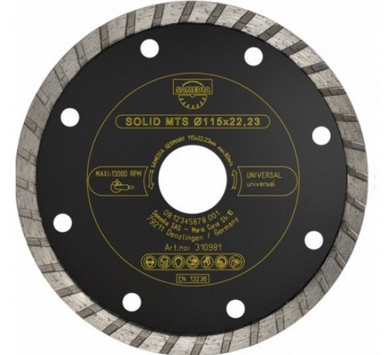 Deimantinis diskas Samedia MTS 125x22 mm 