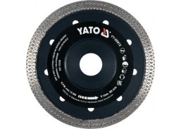 Darbo įrankiai. Įrankių priedai. Deimantiniai diskai. Deimantinis diskas YATO, 125 mm x 1,6 mm 