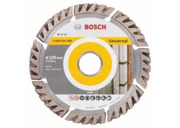 Darbo įrankiai. Įrankių priedai. Deimantiniai diskai. Deimantinis pjovimo diskas Bosch Universal, 125 mm 