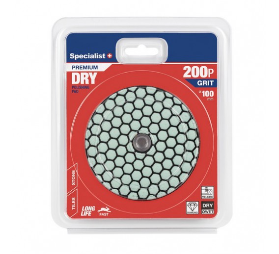 Darbo įrankiai. Įrankių priedai. Šlifavimo medžiagos. Lipnūs šlifavimo diskai. Deimantinis šlifavimo lapelis d-100 mm, P200 