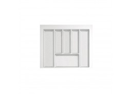 Baldinė furnitūra. Stalčiaus dėklai. Dėklas stalčiui Max 60/550x490 mm, 2 mm, baltas 