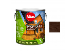 Dažai. Medienos apsaugos ir dekoravimo priemonės. Impregnantas medienai Altax Profi Lasur. Medienos apsauga ALTAX- PROFI Lasur palisanderis, 9 l 