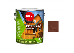 Dažai. Medienos apsaugos ir dekoravimo priemonės. Impregnantas medienai Altax Profi Lasur. Medienos apsauga ALTAX- PROFI Lasur riešutas, 9 l 