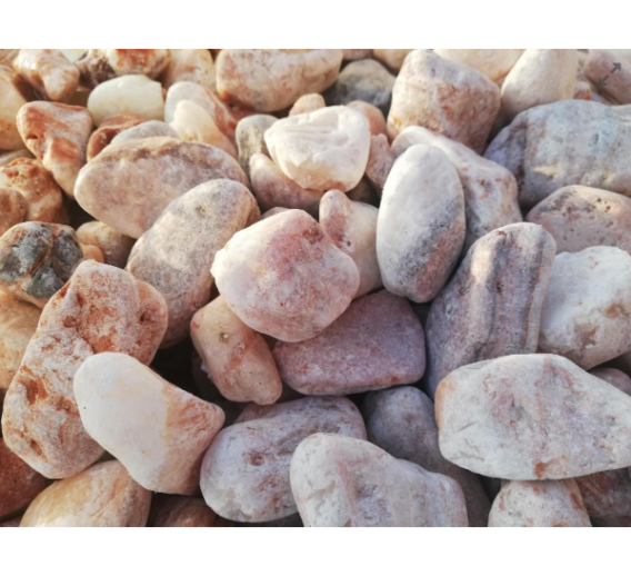 Aplinkos tvarkymo elementai. Sodo ir daržo prekės. Dekoratyvinis akmuo, skaldelės, mulčias. Dekoratyviniai akmenys „Congo“ 20-40mm 20kg 
