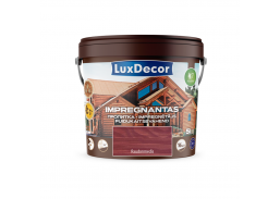 Dažai. Medienos apsaugos ir dekoravimo priemonės. Impregnantai. Dekoratyvinis impregnantas Lux Decor raudonmedis 5l 