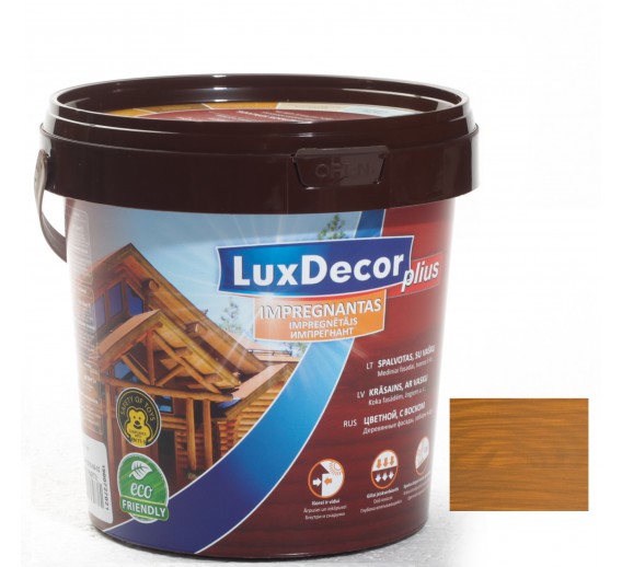 Dekoratyvinis impregnantas Lux Decor šviesus ąžuolas 5l 