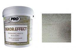 Dekoravimo lakas PRO DEKOR effect smėlio spalva, 0.5 kg 