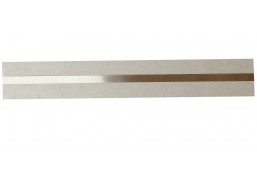 Dekoruota sieninė juostelė GARNET LIGHT GREY, 5x40 cm 