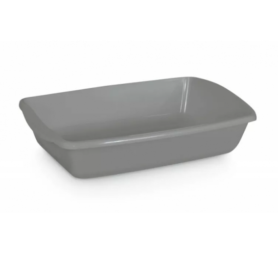 Gyvūnų prekės. Gyvūnėlių priežiūros priemonės. Kraikas naminiams gyvūnams, tualetai gyvūnams. Dėžė kraikui CLEO CLASSIC GREY 